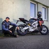 Vyriška vasarinė motociklininko striukė BOS Hobart