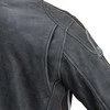 Vyriškas odinis moto švarkas W-TEC Dark Pilkas Vintage