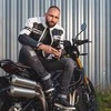 Vyriškas odinis švarkas W-TEC Esbiker