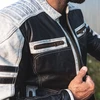 Vyriška odinė striukė W-TEC Esbiker