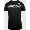 Vyriški marškinėliai Venum Muay Thai VT - Juodas/Baltas