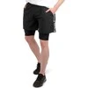 Vyriški šortai inSPORTline 2-in-1 Closefit Short
