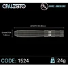 Smiginio strėlytės Winmau Callisto 2, 90% volframo, plieno smaigalys, 24 g