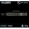 Smiginio strėlytės Winmau Callisto 2, 90% volframo, plieniniais smaigaliais