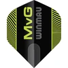 Winmau Prism Delta MvG dart sparnelės mėlynos/žalios dryžuotos