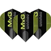 Winmau Prism Delta MvG dart sparnelės mėlynos/žalios dryžuotos