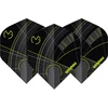 Winmau Prism Delta MvG strėlyčių plunksnos juoda/žalia