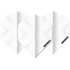 Winmau Prism X Baltas Premium Standard strėlių plunksnos