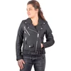 Women’s Leather Motorcycle Jacket W-TEC Brinea