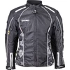 Women’s Moto Jacket W-TEC Calvaria NF-2406- Colour Juodas-Baltas with Graphics, Size L