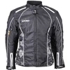 Women’s Moto Jacket W-TEC Calvaria NF-2406- Colour Juodas-Baltas with Graphics, Size L