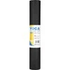 YM01 YOGA MAT (juodas) ONE FITNESS