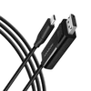 Active USB-C -> DisplayPort cable - adapter AXAGON RVC-DPC for connecting a DisplayPort monitorius/TV/projector to a notebook or mobile phone using USB type C connector.