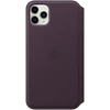 Apple iPhone 11 Pro Max odinis atverčiamas dėklas - Baklažano spalvos