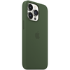 Apple iPhone 13 Pro Silikoninis dėklas su MagSafe, Žalias (Clover)