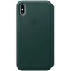 Apple iPhone XS Max odinis atverčiamas dėklas - Žalias (Forest Green)