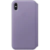 Apple iPhone XS Max odinis atverčiamas dėklas - Alyvinis