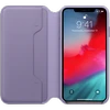 Apple iPhone XS Max odinis atverčiamas dėklas - Alyvinis