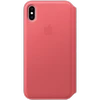 Apple iPhone XS Max odinis atverčiamas dėklas - Rožinis (Peony Pink)