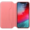 Apple iPhone XS Max odinis atverčiamas dėklas - Rožinis (Peony Pink)