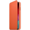 Apple iPhone XS Max odinis atverčiamas dėklas - Oranžinis
