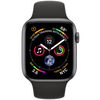 Išmanusis laikrodis Apple Watch Series 4 GPS 40mm Pilko aliuminio korpusas su juodu dirželiu, A1977