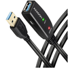 Axagon Active prailginimo USB 3.2 Gen 1 A-M > A-F laidas, 10 m ilgio. Maitinimo variantas.