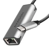 Axagon ADE-25RC SUPERSPEED USB-C 2.5 GIGABIT ETHERNET Kompaktiškas aliuminio USB-C 3.2 Gen 1 2.5 Gigabit Ethernet 10/100/1000/2500 Mbit adapteris su automatiniu diegimu.