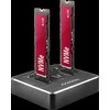 AXAGON ADSA-M2C DUAL NVMe CLONE MASTER DOCK SuperSpeed USB-C 10 Gbps prijungimo stotelė