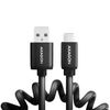 Axagon Data and charging USB 2.0 kabelio ilgis 1.1 m. 3A. Juodas twisted.