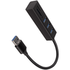 AXAGON HMA-CR3A 3x USB-A + SD/Micro SD, USB3.2 Gen 1 hub, metal, 20cm USB-A cable