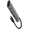 AXAGON HMC-4G2 2x USB-A + 2x USB-C, USB-C 3.2 Gen 2 10Gbps šakotuvas, 13cm USB-C laidas