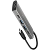 AXAGON HMC-5G2 2x USB-A + 2x USB-C + HDMI, USB-C 3.2 Gen 2 10Gbps šakotuvas, PD 60W, 13cm USB-C laidas