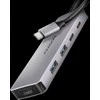 AXAGON HMC-5H60 USB-C 3.2 Gen 1 šakotuvas, 2 x USB-A, 1 x USB-C, 4K 60 Hz HDMI, PD 100 W, 15 cm USB-C laidas