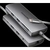 AXAGON HMC-8HLSA USB-C 3.2 Gen 1 šakotuvas, 3x USB-A + 4K/30Hz HDMI + SD / Micro SD, GLAN, garsas, PD 100 W, 20 cm USB-C laidas