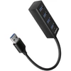AXAGON HUE-M1AL 4x USB 3.2 Gen 1 MINI šakotuvas, metalinis, 1,2 m USB-A laidas