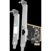 AXAGON PCEE-GRF PCI-Express network card adds high speed Gigabit Ethernet connection to your desktop computer. It enables a transmission speed of 10/100/1000 Mbit/s.