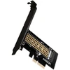 Axagon PCEM2-ND PCIE 2X NVME M.2 CONTROLLERPCI-Express x8 vidinis valdiklis, skirtas dviejų NVMe M.2 SSD diskų prijungimui prie kompiuterio. Palaiko pagrindines plokštes be PCIe Bifurcation.