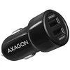 AXAGON PWC-5V5 car charger Smart 5V 2,4A + 2,4A, 24W, juodas