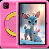 Planšetė Blackview Tab 60 Pro Kids LTE 10.1 colio HD+ 800x1280 IPS 60Hz 4GB/128GB aštuonių branduolių T606 1.6GHz 5MP priekinė/8MP galinė kamera Baterija 7700mAh be įkroviklio USB Type-C Android 15 SD kortelės lizdas Rožinė Rožinė