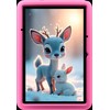 Planšetė Blackview Tab 60 Pro Kids LTE 10.1 colio HD+ 800x1280 IPS 60Hz 4GB/128GB aštuonių branduolių T606 1.6GHz 5MP priekinė/8MP galinė kamera Baterija 7700mAh be įkroviklio USB Type-C Android 15 SD kortelės lizdas Rožinė Rožinė