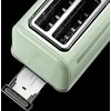 BUYDEEM 2 gabalėlių skrudintuvas, modelis DT620E, spalva Cozy Greenish, EU