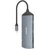 CANYON šakotuvas DS-15 8in1 4k USB-C Tamsiai pilka