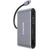 CANYON hub DS-14 8in1 4k USB-C Dark Pilkas