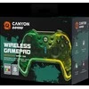 CANYON žaidimų pultelis Brighter GPW-02 BT+Dongle Wireless Crystal