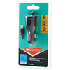 CANYON automobilinis įkroviklis C-033 2.4A/USB-A su integruotu „Lightning“ Juodas