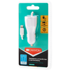 CANYON automobilinis įkroviklis C-033 2.4A/USB-A su integruotu „Lightning“ Baltas