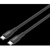 Usams CANYON kabelis CC60SC10 C-C 60W 1m Silicon Juodas