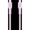 CANYON cable OnWire 60CL C-C 60W COLOR Braided 1m Rožinė