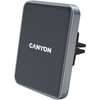 CANYON CH-15, Automobilinis laikiklis ir belaidis įkroviklis MegaFix, C-15, 15W, Įvestis: USB-C: 5V/2A, 9V/3A; Galia: 5W, 7,5W, 10W, 15W;89*65*12mm,0,195kg,juodas